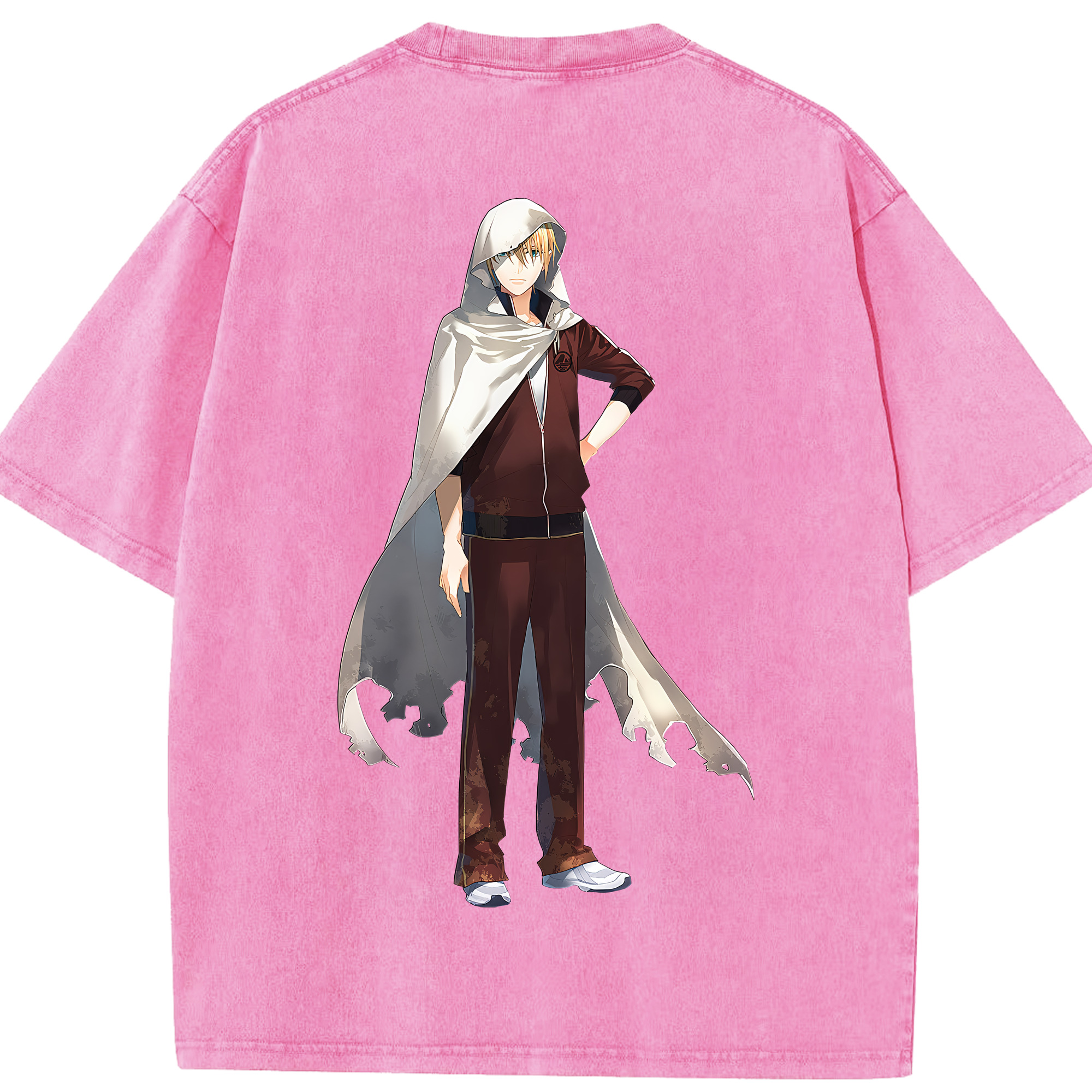 （画像用） 刀剣乱舞 Touken Ranbu 綿100% ヴィンテージ風 半袖Tシャツ（背面プリント）